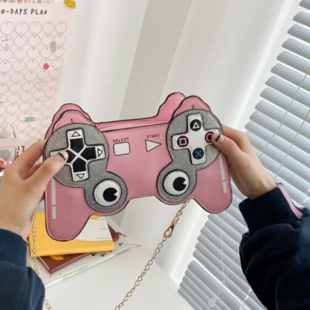 Game Control Leather CrossBody Purse/Bag. A Purse A Man Would Wear BLUE 😂🥰❤️💯👜